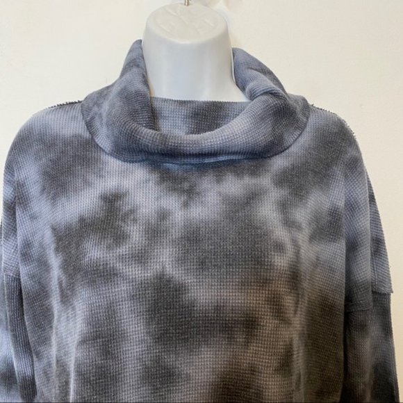 Anthropologie Maeve Tie dye Ainsley Cowl Neck Thermel Top Size XS - Picture 3 of 10